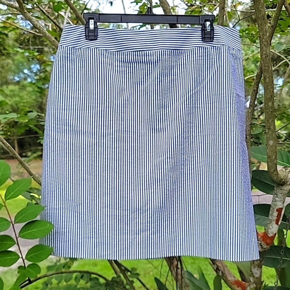 Antonio Melani Seersucker skirt Size 12